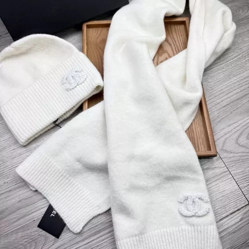 Cheap Chanel Hat and Scarf Set #1372235 Replica Wholesale [$52.00 USD] [ITEM#1372235] on Replica Chanel Hat and Scarf and Glove Set