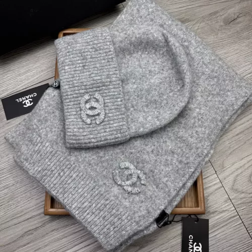 Cheap Chanel Hat and Scarf Set #1372236 Replica Wholesale [$52.00 USD] [ITEM#1372236] on Replica Chanel Hat and Scarf and Glove Set