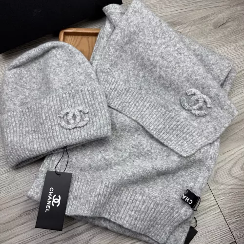 Cheap Chanel Hat and Scarf Set #1372236 Replica Wholesale [$52.00 USD] [ITEM#1372236] on Replica Chanel Hat and Scarf and Glove Set