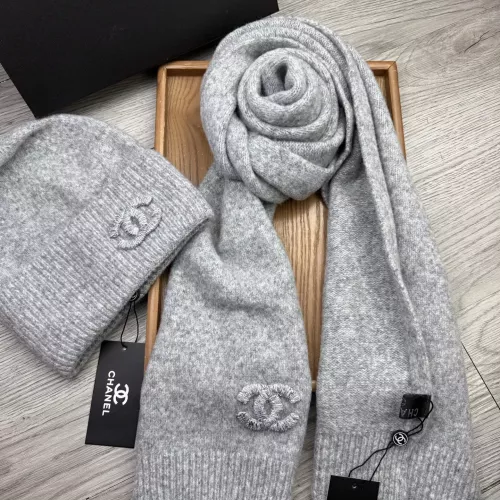 Cheap Chanel Hat and Scarf Set #1372236 Replica Wholesale [$52.00 USD] [ITEM#1372236] on Replica Chanel Hat and Scarf and Glove Set