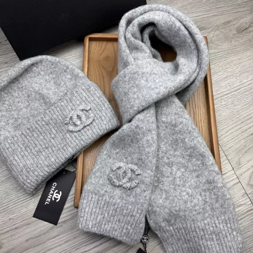 Cheap Chanel Hat and Scarf Set #1372236 Replica Wholesale [$52.00 USD] [ITEM#1372236] on Replica Chanel Hat and Scarf and Glove Set