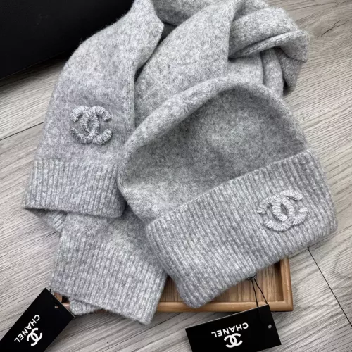 Cheap Chanel Hat and Scarf Set #1372236 Replica Wholesale [$52.00 USD] [ITEM#1372236] on Replica Chanel Hat and Scarf and Glove Set