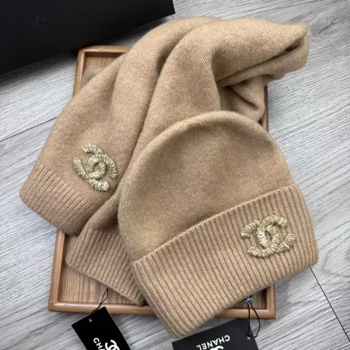 Cheap Chanel Hat and Scarf Set #1372237 Replica Wholesale [$52.00 USD] [ITEM#1372237] on Replica Chanel Hat and Scarf and Glove Set