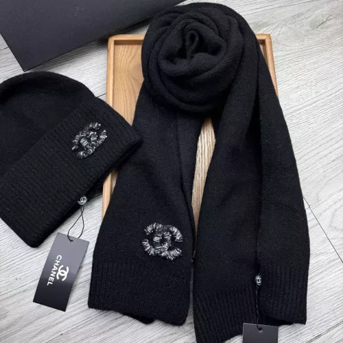 Cheap Chanel Hat and Scarf Set #1372238 Replica Wholesale [$52.00 USD] [ITEM#1372238] on Replica Chanel Hat and Scarf and Glove Set