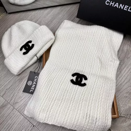 Cheap Chanel Hat and Scarf Set #1372239 Replica Wholesale [$52.00 USD] [ITEM#1372239] on Replica Chanel Hat and Scarf and Glove Set