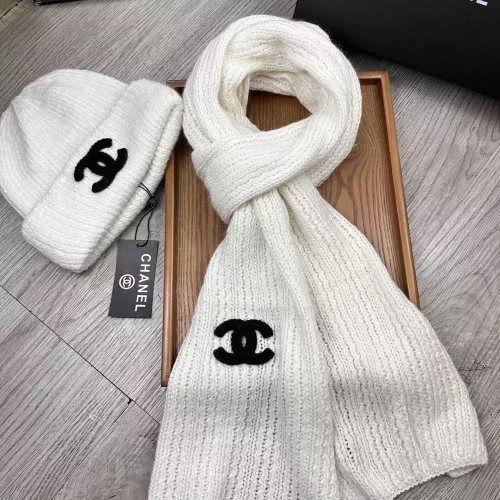 Cheap Chanel Hat and Scarf Set #1372239 Replica Wholesale [$52.00 USD] [ITEM#1372239] on Replica Chanel Hat and Scarf and Glove Set