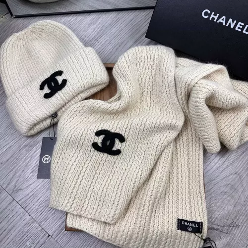 Cheap Chanel Hat and Scarf Set #1372240 Replica Wholesale [$52.00 USD] [ITEM#1372240] on Replica Chanel Hat and Scarf and Glove Set