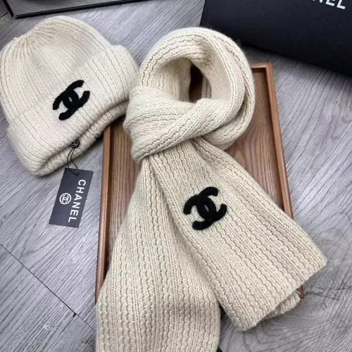 Cheap Chanel Hat and Scarf Set #1372240 Replica Wholesale [$52.00 USD] [ITEM#1372240] on Replica Chanel Hat and Scarf and Glove Set