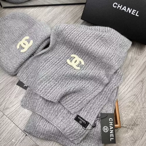 Cheap Chanel Hat and Scarf Set #1372241 Replica Wholesale [$52.00 USD] [ITEM#1372241] on Replica Chanel Hat and Scarf and Glove Set