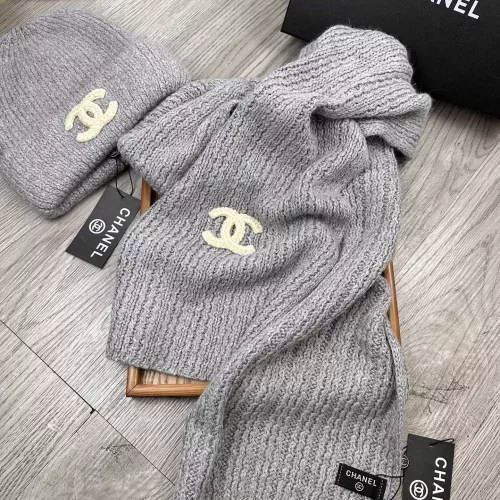 Cheap Chanel Hat and Scarf Set #1372241 Replica Wholesale [$52.00 USD] [ITEM#1372241] on Replica Chanel Hat and Scarf and Glove Set