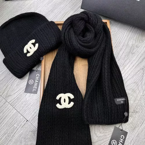 Cheap Chanel Hat and Scarf Set #1372242 Replica Wholesale [$52.00 USD] [ITEM#1372242] on Replica Chanel Hat and Scarf and Glove Set