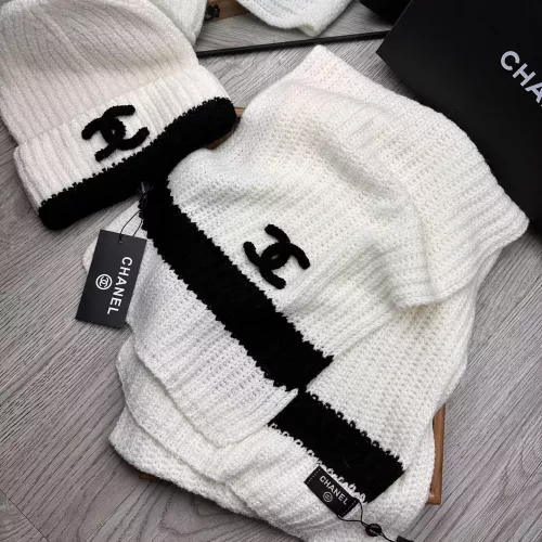 Cheap Chanel Hat and Scarf Set #1372243 Replica Wholesale [$52.00 USD] [ITEM#1372243] on Replica Chanel Hat and Scarf and Glove Set