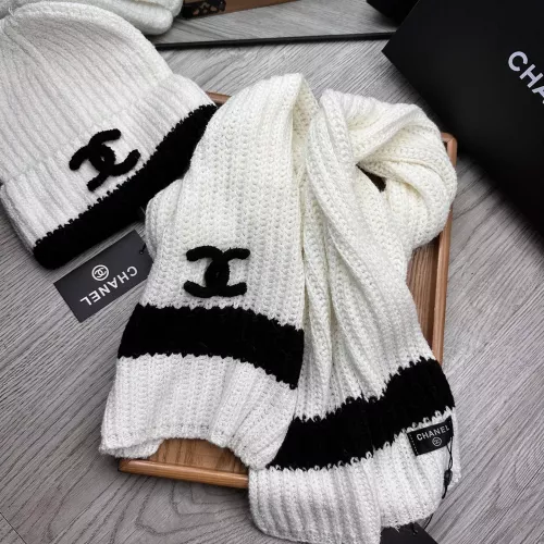 Cheap Chanel Hat and Scarf Set #1372243 Replica Wholesale [$52.00 USD] [ITEM#1372243] on Replica Chanel Hat and Scarf and Glove Set