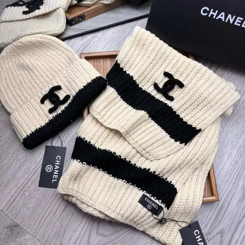 Cheap Chanel Hat and Scarf Set #1372244 Replica Wholesale [$52.00 USD] [ITEM#1372244] on Replica Chanel Hat and Scarf and Glove Set