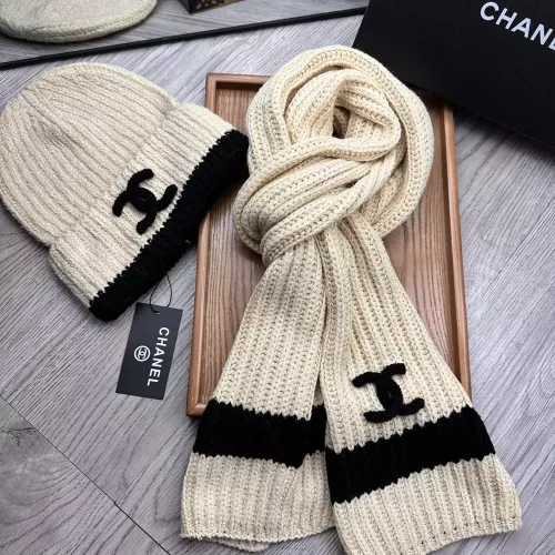 Cheap Chanel Hat and Scarf Set #1372244 Replica Wholesale [$52.00 USD] [ITEM#1372244] on Replica Chanel Hat and Scarf and Glove Set