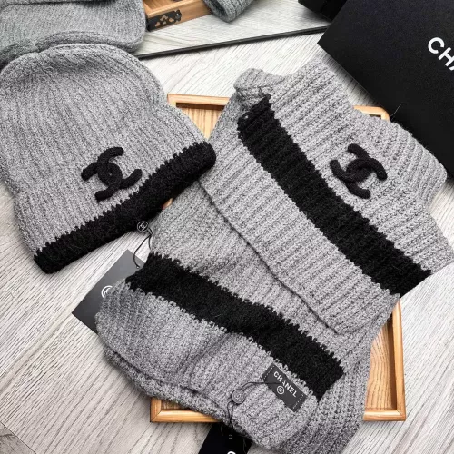 Cheap Chanel Hat and Scarf Set #1372245 Replica Wholesale [$52.00 USD] [ITEM#1372245] on Replica Chanel Hat and Scarf and Glove Set