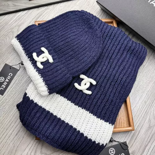Cheap Chanel Hat and Scarf Set #1372246 Replica Wholesale [$52.00 USD] [ITEM#1372246] on Replica Chanel Hat and Scarf and Glove Set