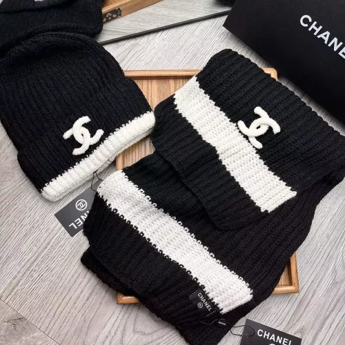 Cheap Chanel Hat and Scarf Set #1372247 Replica Wholesale [$52.00 USD] [ITEM#1372247] on Replica Chanel Hat and Scarf and Glove Set