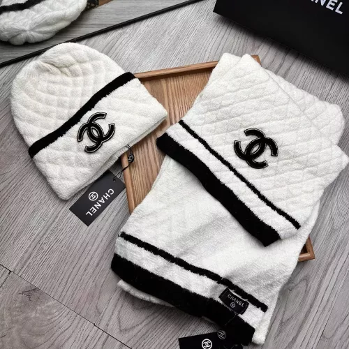Cheap Chanel Hat and Scarf Set #1372248 Replica Wholesale [$52.00 USD] [ITEM#1372248] on Replica Chanel Hat and Scarf and Glove Set