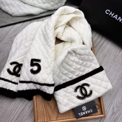 Cheap Chanel Hat and Scarf Set #1372248 Replica Wholesale [$52.00 USD] [ITEM#1372248] on Replica Chanel Hat and Scarf and Glove Set