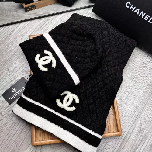 Cheap Chanel Hat and Scarf Set #1372249 Replica Wholesale [$52.00 USD] [ITEM#1372249] on Replica Chanel Hat and Scarf and Glove Set