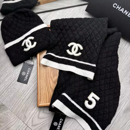 Cheap Chanel Hat and Scarf Set #1372249 Replica Wholesale [$52.00 USD] [ITEM#1372249] on Replica Chanel Hat and Scarf and Glove Set