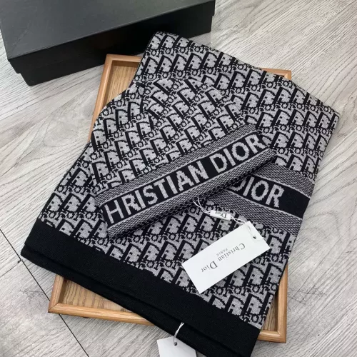 Cheap Christian Dior Hat and Scarf Set #1372486 Replica Wholesale [$48.00 USD] [ITEM#1372486] on Replica Christian Dior Hat and Scarf and Glove Set