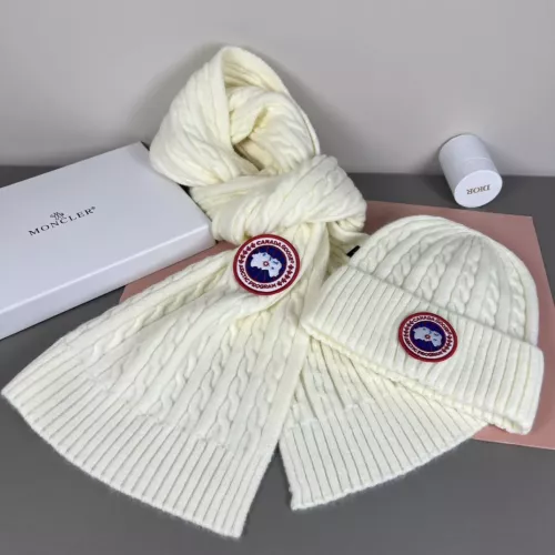Cheap Canada Goose Hat and Scarf Set #1372567 Replica Wholesale [$42.00 USD] [ITEM#1372567] on Replica Canada Goose Hat and Scarf and Glove Set