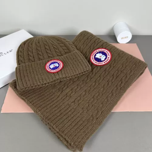 Cheap Canada Goose Hat and Scarf Set #1372570 Replica Wholesale [$42.00 USD] [ITEM#1372570] on Replica Canada Goose Hat and Scarf and Glove Set
