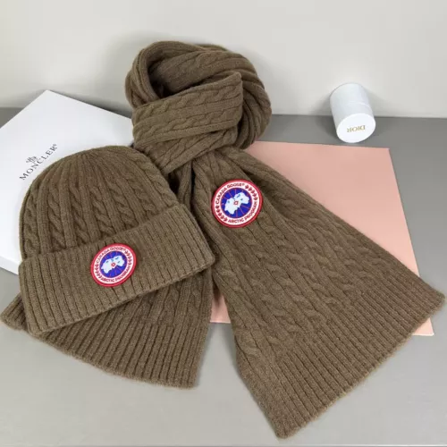 Cheap Canada Goose Hat and Scarf Set #1372570 Replica Wholesale [$42.00 USD] [ITEM#1372570] on Replica Canada Goose Hat and Scarf and Glove Set