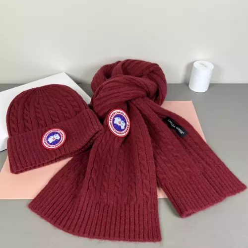 Cheap Canada Goose Hat and Scarf Set #1372573 Replica Wholesale [$42.00 USD] [ITEM#1372573] on Replica Canada Goose Hat and Scarf and Glove Set