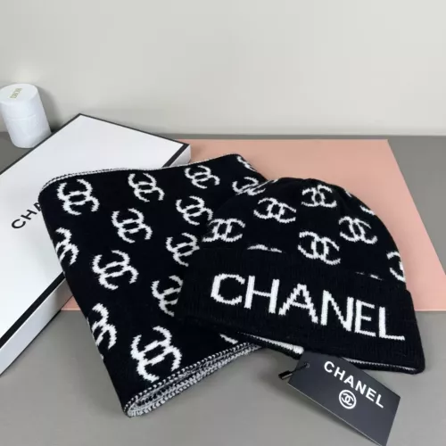 Cheap Chanel Hat and Scarf Set #1372583 Replica Wholesale [$42.00 USD] [ITEM#1372583] on Replica Chanel Hat and Scarf and Glove Set