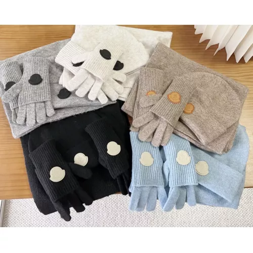 Cheap Moncler Hat and Scarf and Glove Set #1372588 Replica Wholesale [$48.00 USD] [ITEM#1372588] on Replica Moncler Hat and Scarf and Glove Set