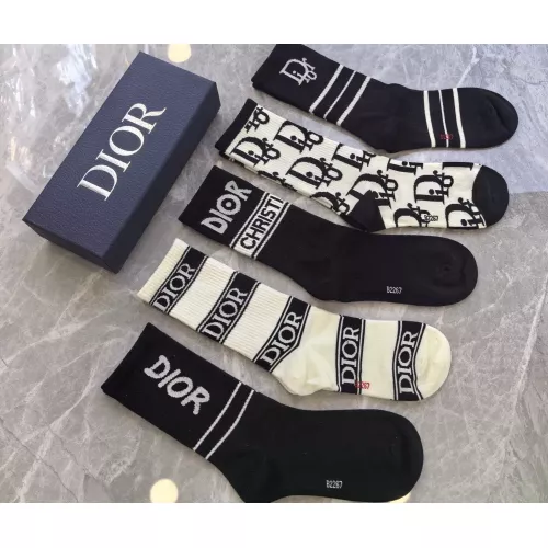 Cheap Christian Dior Socks For Women #1372591 Replica Wholesale [$29.00 USD] [ITEM#1372591] on Replica Christian Dior Socks