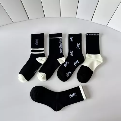 Cheap Yves Saint Laurent YSL Socks #1372592 Replica Wholesale [$29.00 USD] [ITEM#1372592] on Replica Yves Saint Laurent YSL Socks