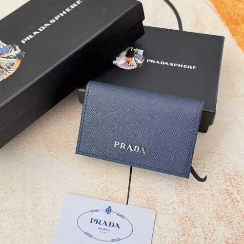 Prada Wallets In Navy For Men #1372655