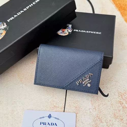 Prada Wallets In Navy For Men #1372657