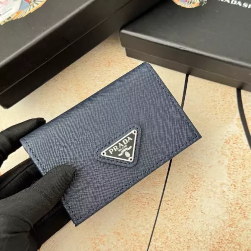 Prada Wallets In Navy For Men #1372661