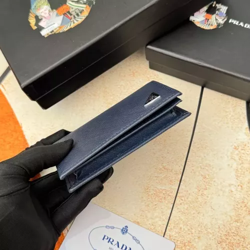 Cheap Prada Wallets In Navy For Men #1372662 Replica Wholesale [$34.00 USD] [ITEM#1372662] on Replica Prada Wallets