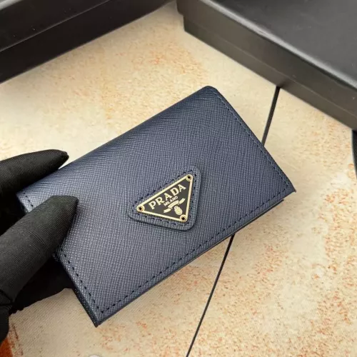Prada Wallets In Navy For Men #1372663