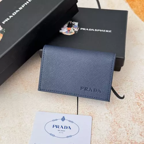 Prada Wallets In Navy For Men #1372664