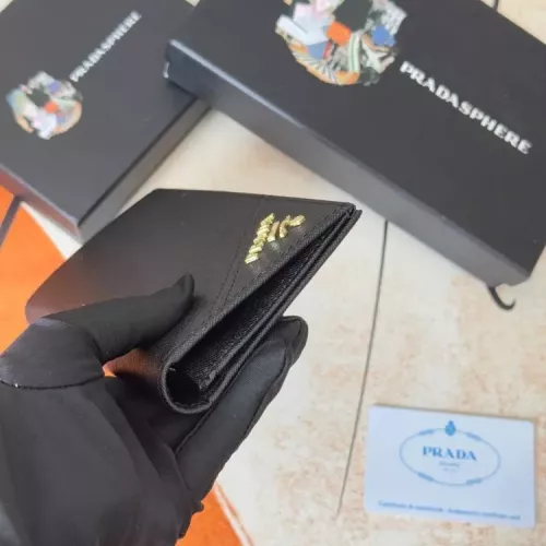 Cheap Prada Wallets In Black For Men #1372697 Replica Wholesale [$40.00 USD] [ITEM#1372697] on Replica Prada Wallets