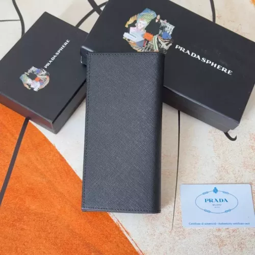 Cheap Prada Wallets In Black For Men #1372700 Replica Wholesale [$40.00 USD] [ITEM#1372700] on Replica Prada Wallets