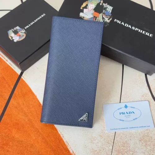 Prada Wallets In Navy For Men #1372708