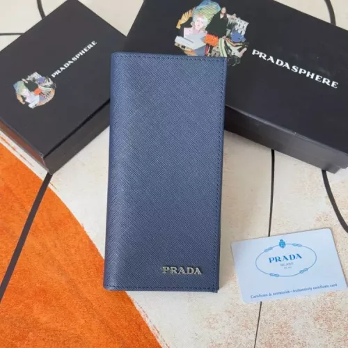 Prada Wallets In Navy For Men #1372709