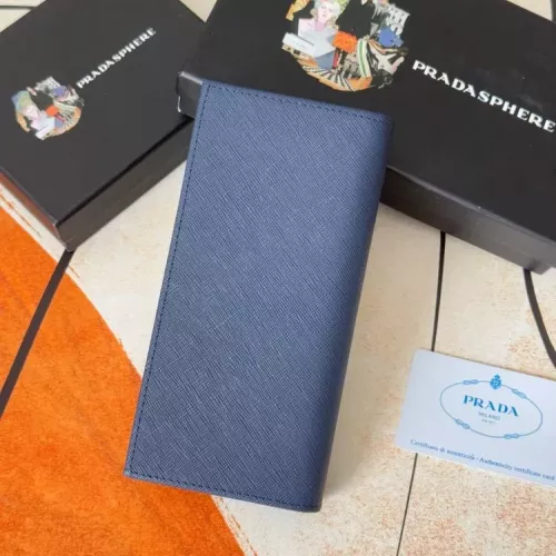 Cheap Prada Wallets In Navy For Men #1372710 Replica Wholesale [$40.00 USD] [ITEM#1372710] on Replica Prada Wallets