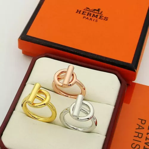 Cheap Hermes Rings In Gold For Unisex #1372846 Replica Wholesale [$25.00 USD] [ITEM#1372846] on Replica Hermes Rings