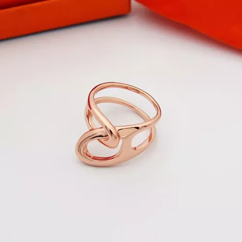 Hermes Rings In Rose Gold For Unisex #1372848