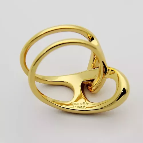 Cheap Hermes Rings In Gold For Unisex #1372849 Replica Wholesale [$25.00 USD] [ITEM#1372849] on Replica Hermes Rings