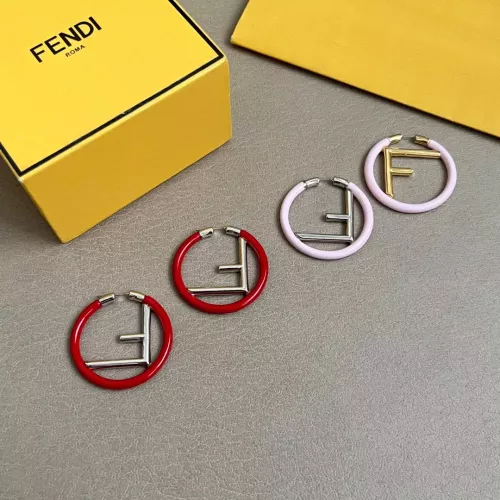 Cheap Fendi Earrings For Women #1373077 Replica Wholesale [$34.00 USD] [ITEM#1373077] on Replica Fendi Earrings